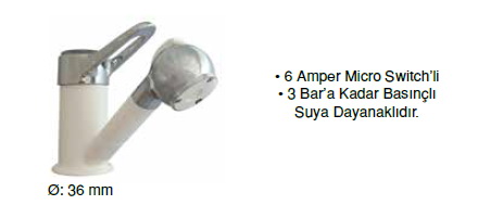 COMET PRESTIGE HORTUM. MUSLUK SICAK-SOĞUK S2559.53.69