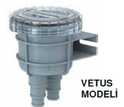 SEAFLO PLASTİK DENİZ SUYU FİLİTRE 13-16-19 MM VETUS TİP