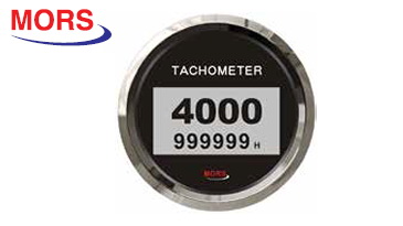DİJİTAL DEVİR GÖSTERGESİ 4000 RPM 12-24V SİYAH