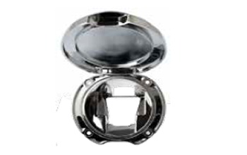 PLASTİK KROME KAPAKLI DUŞ YUVASI AÇILI ÇAP:70MM