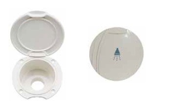 PLASTİK KAPAKLI DUŞ YUVASI  DÜZ ÇAP:70MM