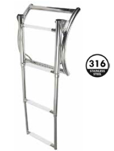 TELESKOPİK BOT MERDİVENİ 3'LÜ KROM