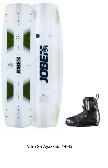 JOBE WAKEBOARD KNOX 143 CM NITRO AYAK:44-44 BEYAZ